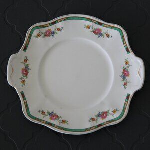 Antique Gold Plated Johnson Bros. of England Fine Bone China Platter